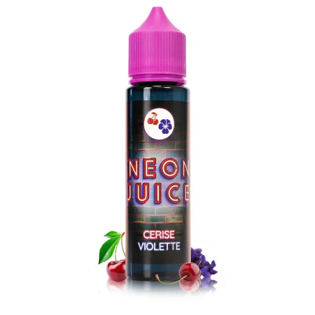 Néon Juice - Cerise Violette  50ml 0mg - Biarritz Lab
